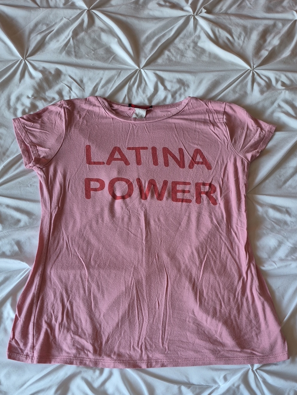Latina Power Pink Graphic Tee - Women's Casual Top